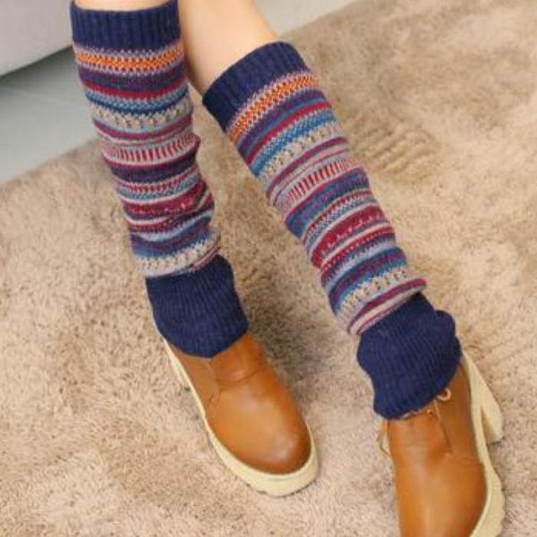 2020 newly design women winter warm leg warmers wool knitting high knee socks boot cuffs fashion girls gift gaiters, Black;white
2020 newly design women winter warm leg warmers wool knitting high knee socks boot cuffs fashion girls gift gaiters, Black;white