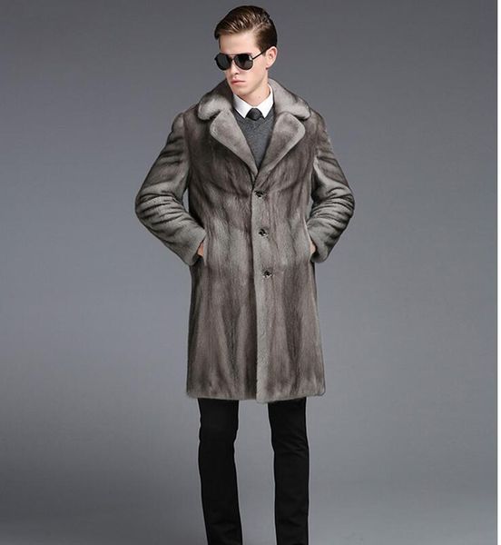 men's fur & faux otter tidy coat mink 2021 haining suede suit collar shirt large size, Black
men's fur & faux otter tidy coat mink 2021 haining suede suit collar shirt large size, Black