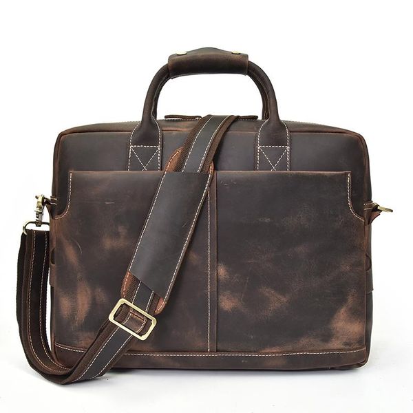 genuine leather briefcase men bag crazy horse cow leather business 15inch laphandbags messenger bag real office
genuine leather briefcase men bag crazy horse cow leather business 15inch laphandbags messenger bag real office
