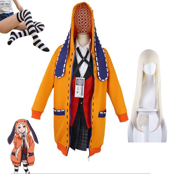 theme costume 8 pcs anime kakegurui school girl jk uniform hoodie runa yomotsuki cosplay costume kirari jabami yumeko halloween dress women, Black;red
theme costume 8 pcs anime kakegurui school girl jk uniform hoodie runa yomotsuki cosplay costume kirari jabami yumeko halloween dress women, Black;red