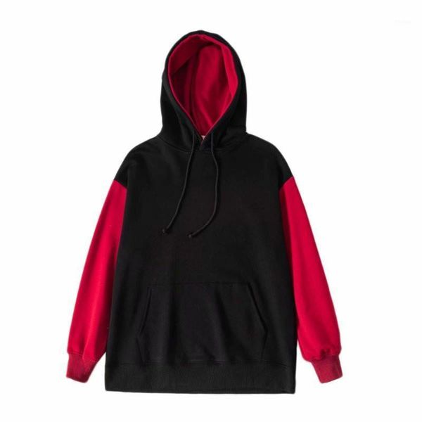 winter new street fashion loose color matching drawstring hooded sweatershirt women loose large size large pocket pullover women1, Black
winter new street fashion loose color matching drawstring hooded sweatershirt women loose large size large pocket pullover women1, Black
