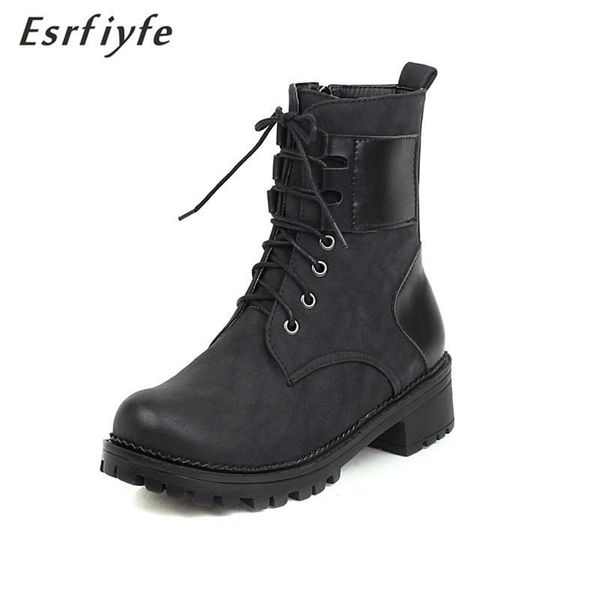 esrfiyfe 2020 new fashion women ankle boots thick heel round toe ladies shoes party dancing basic pu leather boots girls, Black
esrfiyfe 2020 new fashion women ankle boots thick heel round toe ladies shoes party dancing basic pu leather boots girls, Black