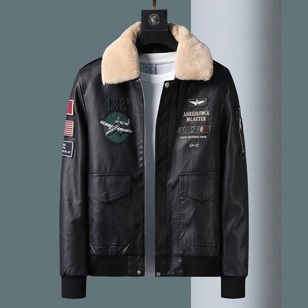 niefj heavy pilot embroidery industry clothing motorcycle walletleather walletthickened cotton-padded washed jacket men's youth motorcy, Blue
niefj heavy pilot embroidery industry clothing motorcycle walletleather walletthickened cotton-padded washed jacket men's youth motorcy, Blue
