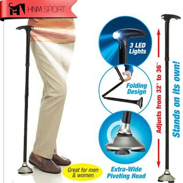 trekking poles strong iron pipe dependable foldable walking stick with 3 led lights adjustable height 86cm to 102cm suit senderismo old peop
trekking poles strong iron pipe dependable foldable walking stick with 3 led lights adjustable height 86cm to 102cm suit senderismo old peop