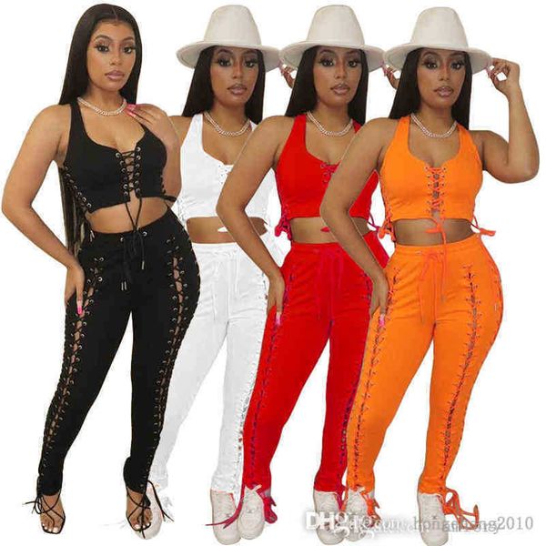 2022 women sports tracksuits 2022 summer and autumn clothing two piece set bandage tank long pants outfits vest sportwear s-xxl, Gray
2022 women sports tracksuits 2022 summer and autumn clothing two piece set bandage tank long pants outfits vest sportwear s-xxl, Gray
