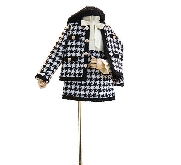 girls plaid princess outfits kids long sleeve lattice blazers outwear+high waist lattice skirt 2pcs lady style children woolen set a4879, White
girls plaid princess outfits kids long sleeve lattice blazers outwear+high waist lattice skirt 2pcs lady style children woolen set a4879, White