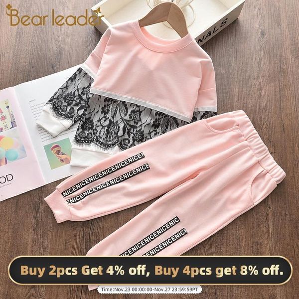 bear leader girls children sets new autumn kids casual clothes sport suits lace kids clothing set pullover and pants 2pcs outfit 201126, White
bear leader girls children sets new autumn kids casual clothes sport suits lace kids clothing set pullover and pants 2pcs outfit 201126, White
