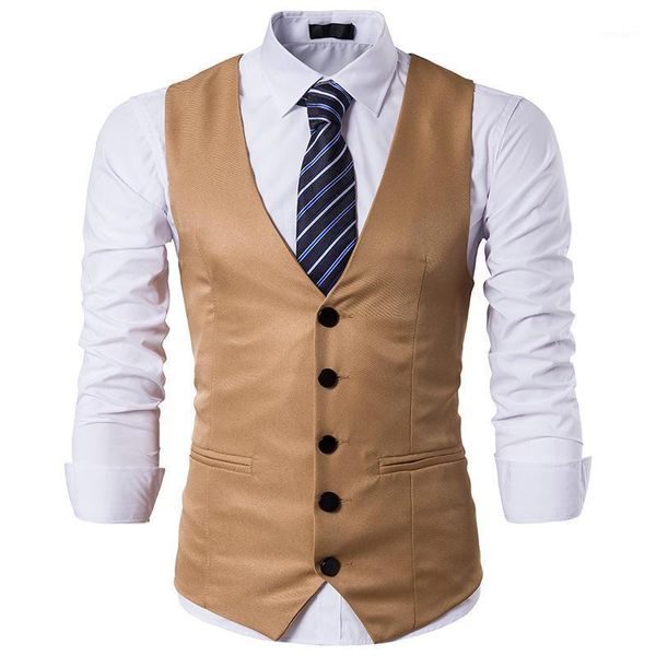 men's vests fashion solid color single breasted design ou code three colors s-2xl size suit vest1, Black;white
men's vests fashion solid color single breasted design ou code three colors s-2xl size suit vest1, Black;white