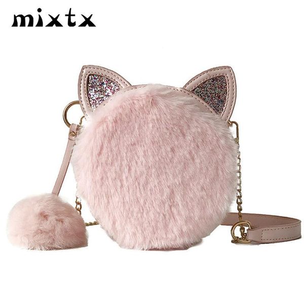 mixtx 2020 autumn new women plush crossbody bag tassel hairball sweet girl cute hairy small round packages handbag shoulder bag
mixtx 2020 autumn new women plush crossbody bag tassel hairball sweet girl cute hairy small round packages handbag shoulder bag