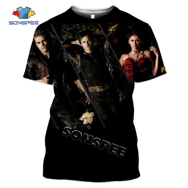 the vampire diaries summer men clothing 3d print shirts plus size funny anime men clothing
the vampire diaries summer men clothing 3d print shirts plus size funny anime men clothing