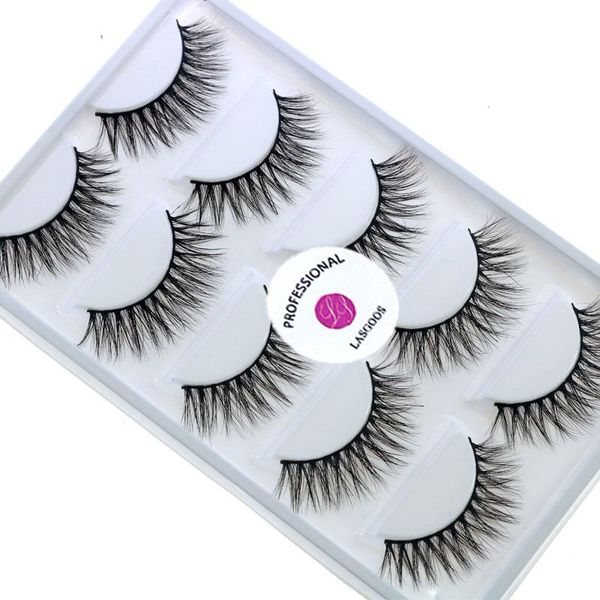 lasgoos 5 pairs/lot messy 13mm medium crisscross 3d mink hand-made false eyelashes lashes extension tools
lasgoos 5 pairs/lot messy 13mm medium crisscross 3d mink hand-made false eyelashes lashes extension tools