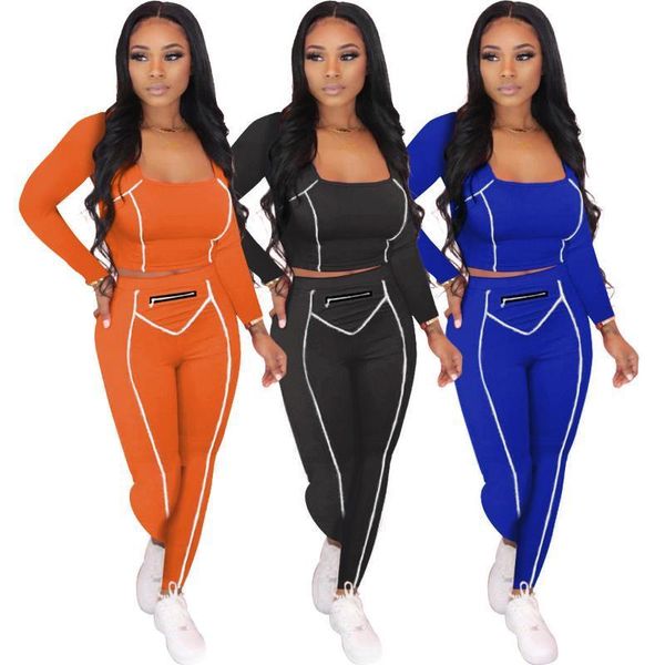 women casual two piece clothes set female square neck skinny long sleeve crop and pants trouser suit sport outfits tracksuit, Gray
women casual two piece clothes set female square neck skinny long sleeve crop and pants trouser suit sport outfits tracksuit, Gray