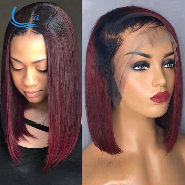 lace wigs 13x6 highlight bob front 99j red straight hd transparent frontal human hair wig bleached knots pre plucked, Black;brown
lace wigs 13x6 highlight bob front 99j red straight hd transparent frontal human hair wig bleached knots pre plucked, Black;brown