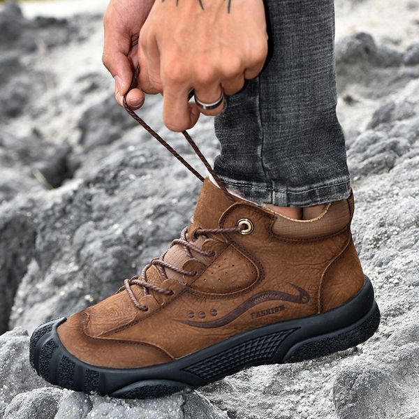 ankle boots men fur warm snow winter plush mens shoes sneakers lace up anti slip booties male botas hombre, Black
ankle boots men fur warm snow winter plush mens shoes sneakers lace up anti slip booties male botas hombre, Black