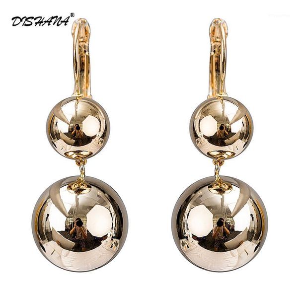 fashion trendy long drop earrings for women gold color dangle piercing shining ball shape earring wedding jewelry e07321, Silver
fashion trendy long drop earrings for women gold color dangle piercing shining ball shape earring wedding jewelry e07321, Silver