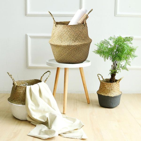 natural seagrass basket foldable laundry basket bamboo woven storage wicker rattan flower pot handmade straw plant
natural seagrass basket foldable laundry basket bamboo woven storage wicker rattan flower pot handmade straw plant