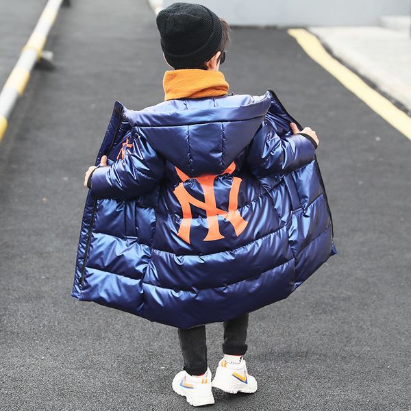 boy's padded with long thick handsome winter clothes for and down clothes, big children's cotton, Blue;gray
boy's padded with long thick handsome winter clothes for and down clothes, big children's cotton, Blue;gray