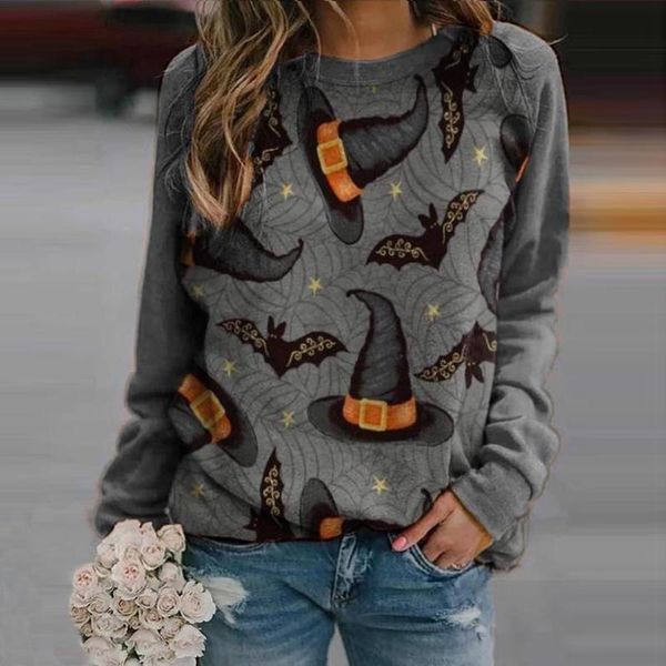 #r40 halloween blouse women shirt horror 3d print party o neck long sleeve pullover blouses shirts chemise femme blusas, White
#r40 halloween blouse women shirt horror 3d print party o neck long sleeve pullover blouses shirts chemise femme blusas, White
