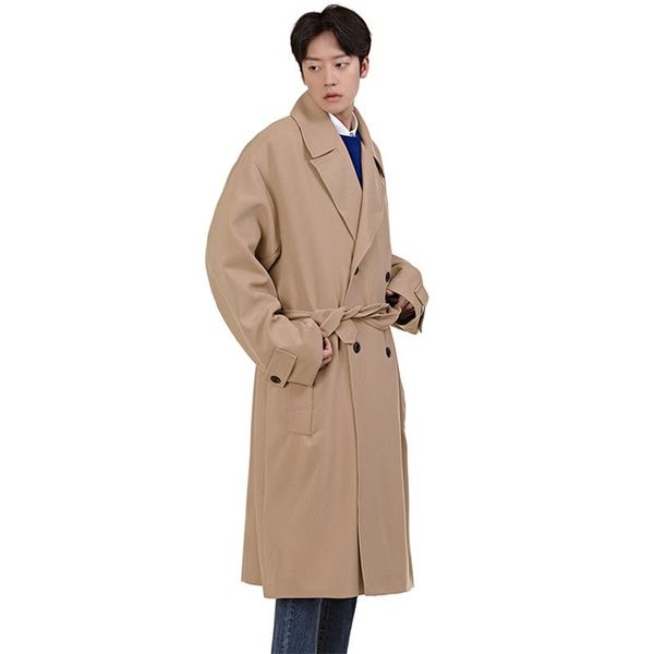 2020 autumn fashion-extended solid color versatile men's coat loose-fit korean-style fashion trench coat d839, Tan;black
2020 autumn fashion-extended solid color versatile men's coat loose-fit korean-style fashion trench coat d839, Tan;black