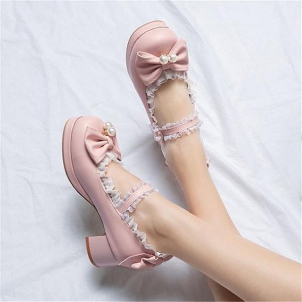 pxelena sweet lolita girls cosplay wedding party mary janes shoes women ruffles butterfly-knot beads chunky heels uniform pumps, Black
pxelena sweet lolita girls cosplay wedding party mary janes shoes women ruffles butterfly-knot beads chunky heels uniform pumps, Black