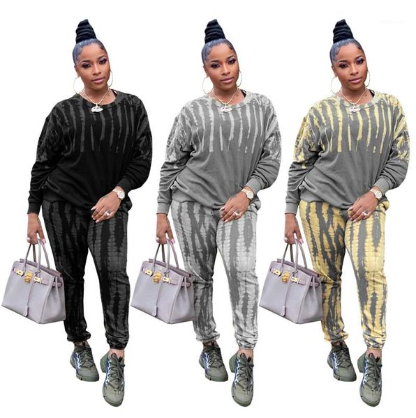 designer tracksuits fashion long sleeve long pants womens 2pcs sets casual females clothing tie dye womens, Gray
designer tracksuits fashion long sleeve long pants womens 2pcs sets casual females clothing tie dye womens, Gray