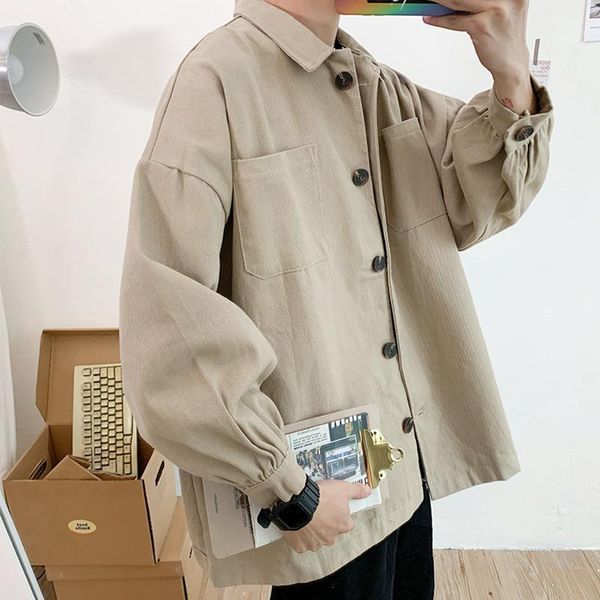 2020 spring and autumn new youth popular loose pure color big pocket jacket fashion casual wild khaki / black m-2xl1, Black;brown
2020 spring and autumn new youth popular loose pure color big pocket jacket fashion casual wild khaki / black m-2xl1, Black;brown