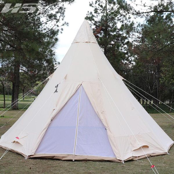 tents and shelters cotton pyramid tent family 3-8 people breathable waterproof 3000mm windproof outdoor camping villa 5*5*3.5m
tents and shelters cotton pyramid tent family 3-8 people breathable waterproof 3000mm windproof outdoor camping villa 5*5*3.5m