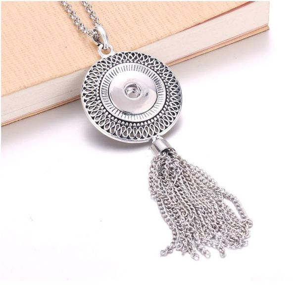 new snap jewelry snap button necklace round rhinestone pendant necklace (fit 18mm 20mm snaps button) tassel bbyxau, Silver
new snap jewelry snap button necklace round rhinestone pendant necklace (fit 18mm 20mm snaps button) tassel bbyxau, Silver