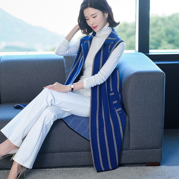 waist knitted women's loose wear foreign style versatile medium sweatercoat sweaterlength suit collar herringbone sweater cardigan coat, White;black
waist knitted women's loose wear foreign style versatile medium sweatercoat sweaterlength suit collar herringbone sweater cardigan coat, White;black