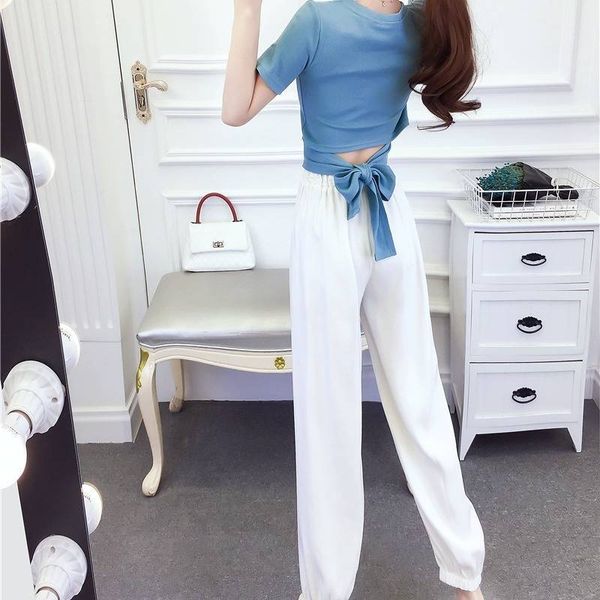 fashions 2020 new with no back bowknot knits thin harem pants 2 female ensemble bl88, Gray
fashions 2020 new with no back bowknot knits thin harem pants 2 female ensemble bl88, Gray