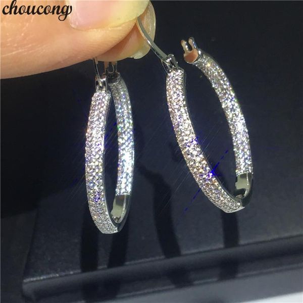 charm choucong statement lady hoop earring micro pave zircon white gold filled party wedding earrings for women jewelry, Golden
charm choucong statement lady hoop earring micro pave zircon white gold filled party wedding earrings for women jewelry, Golden