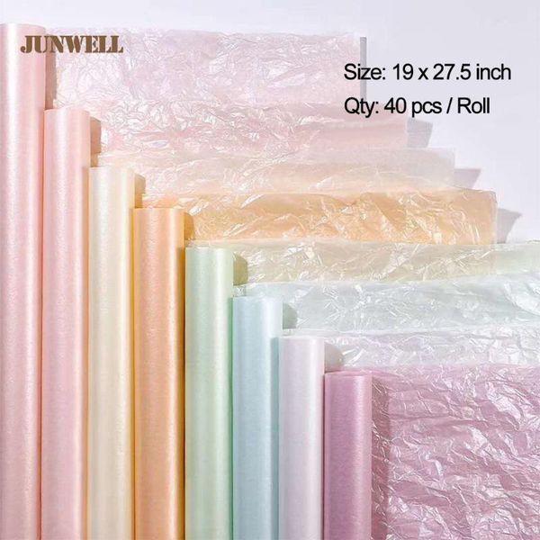 40pcs 19"x27.5"rose wrapping tissue paper water-proof pearlized paper for flower art craft decoration packaging gift fresh flor
40pcs 19"x27.5"rose wrapping tissue paper water-proof pearlized paper for flower art craft decoration packaging gift fresh flor