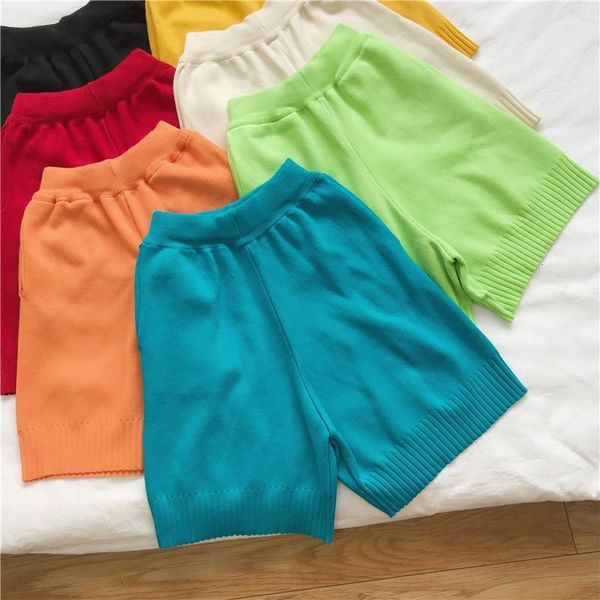 net red fashion shorts women loose new summer tide wearing straight straight high waist was thin knitted casual shorts, White;black
net red fashion shorts women loose new summer tide wearing straight straight high waist was thin knitted casual shorts, White;black