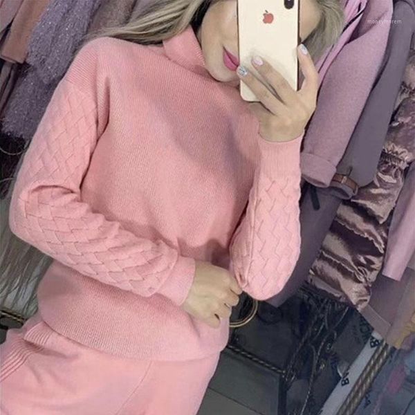 women's tracksuits autumn winter lady pullover drawstring full length pants 2 piece set women fashion turtleneck knitted sweater set1, Gray
women's tracksuits autumn winter lady pullover drawstring full length pants 2 piece set women fashion turtleneck knitted sweater set1, Gray