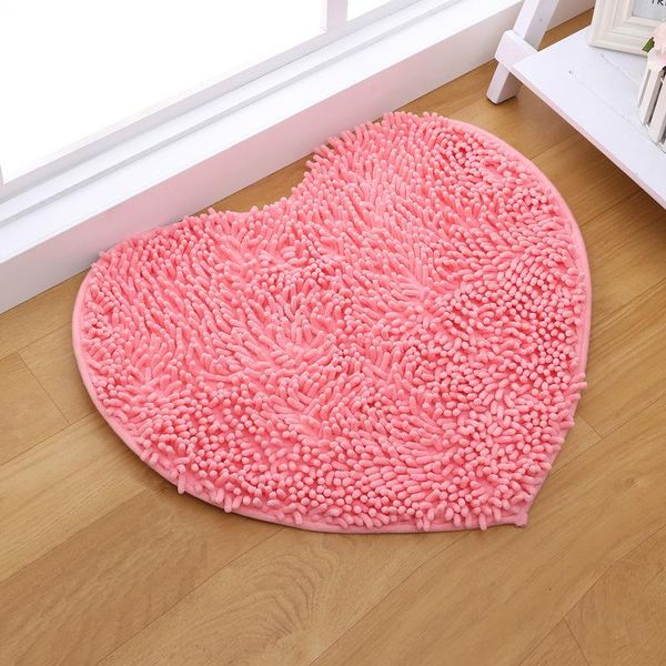 carpets zeegle chenille plush bath mats for bathroom heart shape floor non-slip bedroom bedside foot door mat 50*60cm red/pink
carpets zeegle chenille plush bath mats for bathroom heart shape floor non-slip bedroom bedside foot door mat 50*60cm red/pink