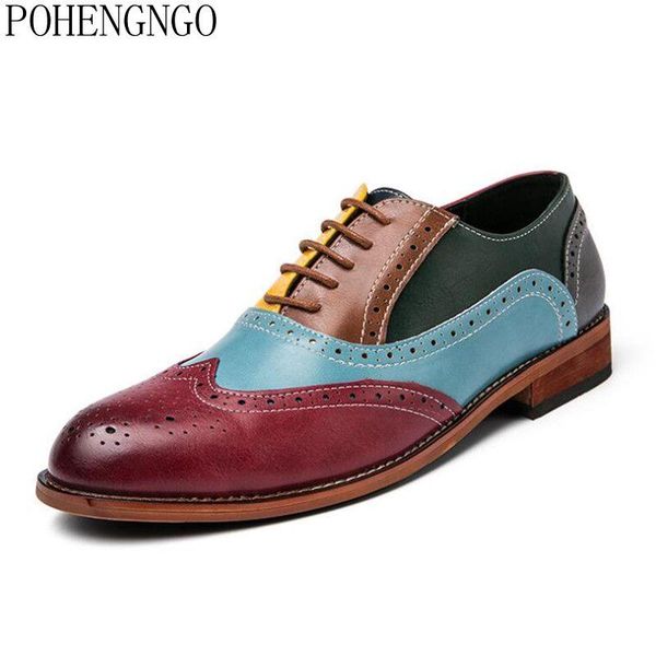 2020 autumn men mixed colors fashion dress leather shoes lace-up wedding party shoes mens brogue business office oxfords flats, Black
2020 autumn men mixed colors fashion dress leather shoes lace-up wedding party shoes mens brogue business office oxfords flats, Black