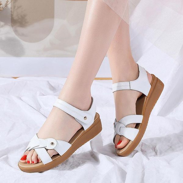 split leather rivet summer women sandals flats beach sandals woman flats ladies shoes woman sandalias de mujer, Black
split leather rivet summer women sandals flats beach sandals woman flats ladies shoes woman sandalias de mujer, Black