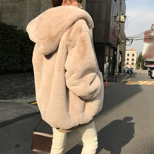 women winter faux fur warm coat lantern sleeved female thicken solid cute coat casual loose oversize thicken warm outwears 1, Black
women winter faux fur warm coat lantern sleeved female thicken solid cute coat casual loose oversize thicken warm outwears 1, Black