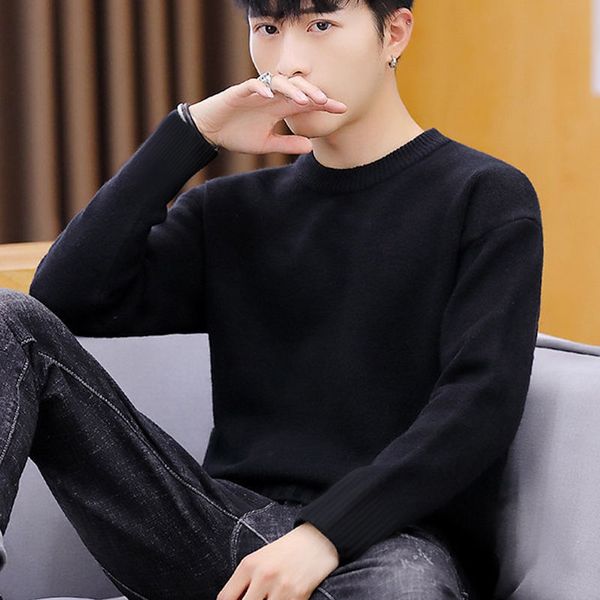 new 2021 men's nightgown fall and winter around the neck solid knitted back shirt young student sweater 1 88yo, White;black
new 2021 men's nightgown fall and winter around the neck solid knitted back shirt young student sweater 1 88yo, White;black