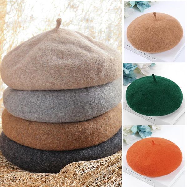 french style winter wool beret hat for women ladies fashion solid color beret caps for outdoor winter boinas para mujer 2020, Blue;gray
french style winter wool beret hat for women ladies fashion solid color beret caps for outdoor winter boinas para mujer 2020, Blue;gray