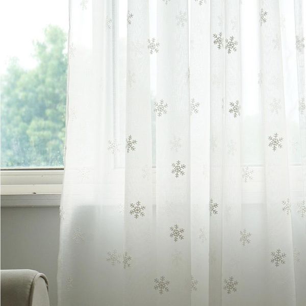 white snowflake tulle curtains embroidery curtains for living room bedroom voile sheer for kitchen christmas drapes
white snowflake tulle curtains embroidery curtains for living room bedroom voile sheer for kitchen christmas drapes