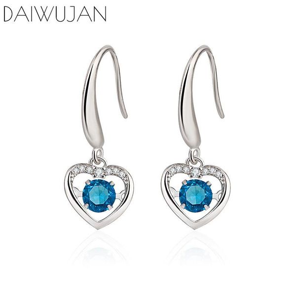 daiwujan romantic hollow heart female silver earrings 925 blue white gemstones drop earrings for women weddings party jewelry
daiwujan romantic hollow heart female silver earrings 925 blue white gemstones drop earrings for women weddings party jewelry