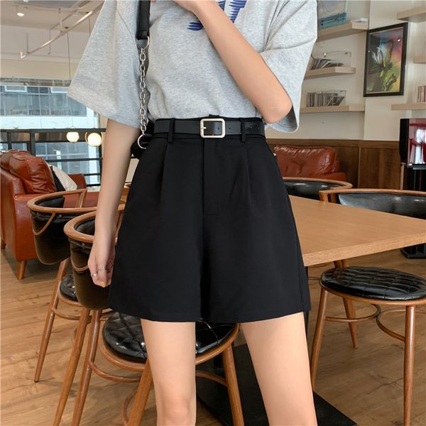2021 new summer thin korean waist casual high breathable tight of women pants fashion shorts uo15, White;black
2021 new summer thin korean waist casual high breathable tight of women pants fashion shorts uo15, White;black