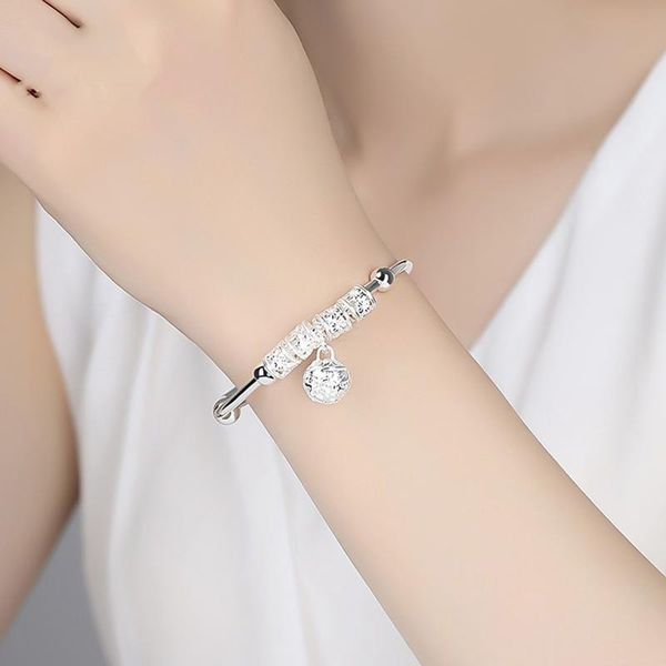 2020 new fashion women's silver plated hollow open bracelet gift for women drop shipping, Black
2020 new fashion women's silver plated hollow open bracelet gift for women drop shipping, Black