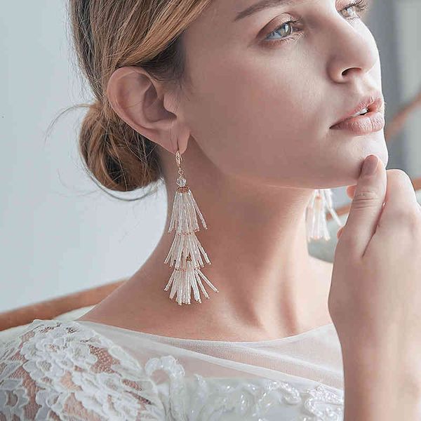 earrings charms h5125 fashion tassel personalized wedding dress accessories bride studio p ear hook, Golden
earrings charms h5125 fashion tassel personalized wedding dress accessories bride studio p ear hook, Golden