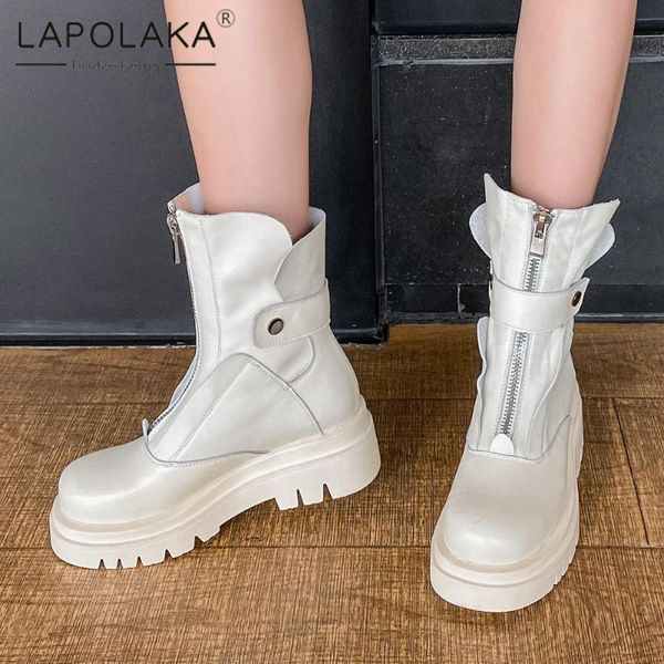 boots lapolaka 2021 arrivals platform non slip zip ankle boot women shoes comfy genuine leather trendy luxury booties ladies, Black
boots lapolaka 2021 arrivals platform non slip zip ankle boot women shoes comfy genuine leather trendy luxury booties ladies, Black