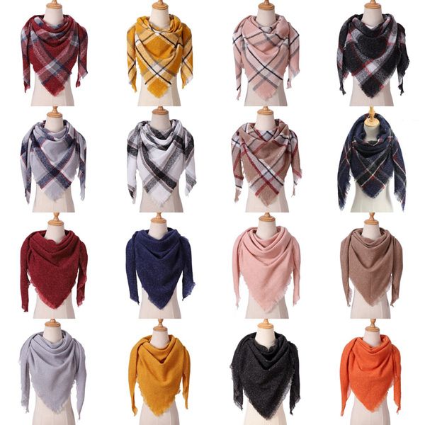 16 colors fashion women plaid scarves grid tassel shawl winter neckerchief lattice triangle blanket scarf cyz2852, Blue;gray
16 colors fashion women plaid scarves grid tassel shawl winter neckerchief lattice triangle blanket scarf cyz2852, Blue;gray