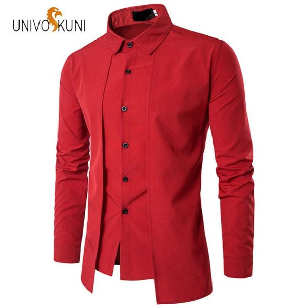 men's casual shirts univos kuni 2021 spring summer fashion men long sleeve slim fit solid cotton plus size 2xl j168, White;black
men's casual shirts univos kuni 2021 spring summer fashion men long sleeve slim fit solid cotton plus size 2xl j168, White;black