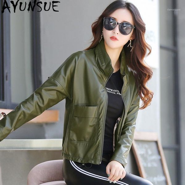 ayunsue 2020 autumn leather jacket new arrival short korean coat women faux leather jackets for women chaqueta cuero mujer kj7441, Black
ayunsue 2020 autumn leather jacket new arrival short korean coat women faux leather jackets for women chaqueta cuero mujer kj7441, Black