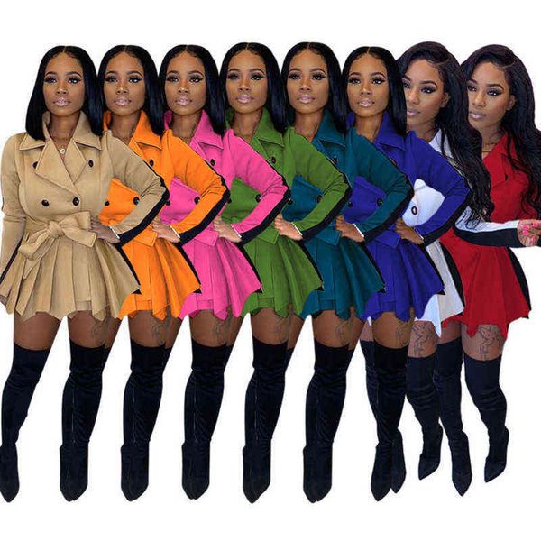 casual dresses women dress designer slim coat contrast color skirt jacket ruffle long sleeve ladies winter fashion plus size clothing tszw, Black;gray
casual dresses women dress designer slim coat contrast color skirt jacket ruffle long sleeve ladies winter fashion plus size clothing tszw, Black;gray
